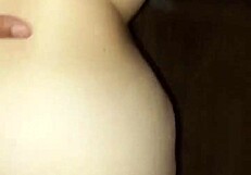 Black friend pounds blonde slut's ass bent over?