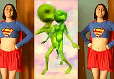 check out epic sax guy dancing with this hot gamer chick