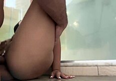 damn brazilian nerd teen babe rides cock hard in pool pov fuck
