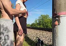 Submissive wife spanked fisted rough in public subway pain and pleasure