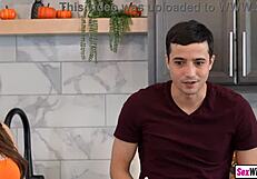 i crave stepbros whipped cream on my big tits teen body during hardcore fuck