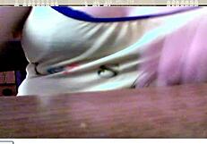 Curious webcam teen strips teases pussy in free amateur sex show