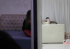 cleo cadillac takes double cocks ripping her ass and pussy