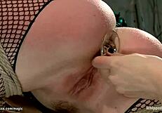 Caned Dyke Ass Plugged Then Fucked Hard!