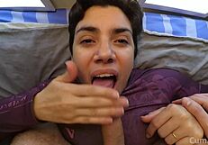 Quickie Bed Blowjob Handjob CFNM Wasted Cumshot POV Action