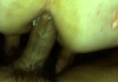 Black friend pounds blonde slut's ass bent over?