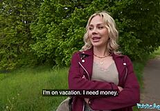 FINNISH BLONDE BOMBSHELL BAREBACKS HUGE COCK OUTDOORS IN PUBLIC AGENT HARDCORE POUNDING CUMSHOT FINALE