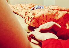 that latina milf fingers her pussy so sexy before dinner hits
