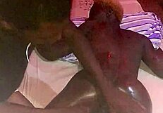 innocent neighbor slips off bra during my deep body massage - ready for more?