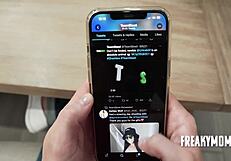 stepmom blindfolded for sneaky fuck prank?