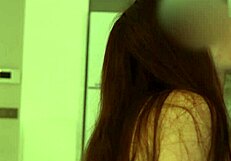 hot skinny brunette girlfriend gags on my huge cock before i cum deep in her mouth pov