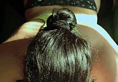 chubby latina wife bent over takes small cock doggystyle