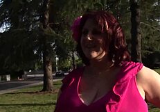 she starts with a massive titty fuck using her gigantic hooters then slurps his interracial cock