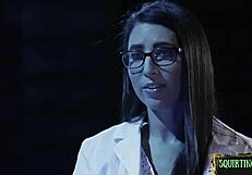 lesbian threesome babes finger pussies until they squirt wet in erotic group fingering