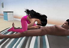 Wow mexican chick gags on her first huge black cock deepthroat cumshot!