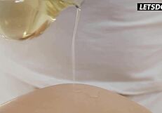 Ukrainian teen Lika Star gets sensual massage from lover turning into steamy sex on Whiteboxxx