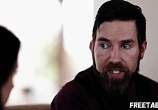 Big Ass Canadian Begs Forgiveness with Anal DP Creampie Fuck