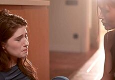 Friend dumped so i lick her pussy scissor moan to orgasm in lesbian cure 4k