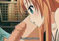 hentai eroge unleashes two big boobed beauties in monster cock cowgirl deepthroat orgy