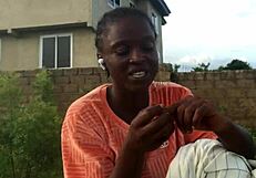 crazy old bitch folds laundry while shaking her dirty ass in wild twerking frenzy