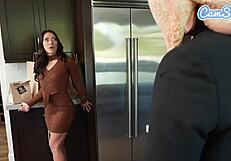 My heart races as hot wife takes big cock stuffing