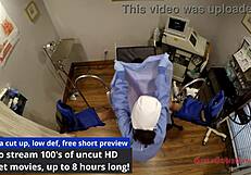 problem patient sandra chappelle spreads in latex gloves backstage fetish 😷🩺