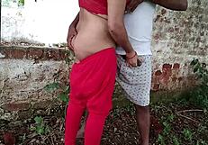 stepmom sweetly takes rough outdoor jungle cock after daddy leaves?