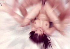 jolee love takes balls deep anal dap then gapes and swallows