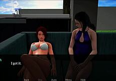 redhead teen with small tits plays erotic family game?