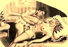 vintage erotic drawings tease hairy retro antique intimate secrets