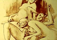 vintage erotic drawings tease hairy retro antique intimate secrets