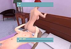 femdom wife locks chastity then smothers face with wet pussy