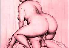vintage erotic drawings tease hairy retro antique intimate secrets