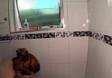 cintia lara showers up prepping her juicy pussy