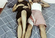 Accidental bed share with stepmom spirals into desi anal pounding frenzy