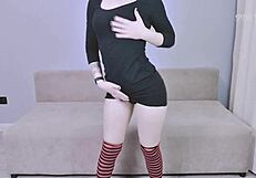 Mavis dracula teases her juicy pussy ass then begs cum all over every hole