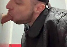 First Gloryhole Adventure Shocks with Intense Sucking Thrill!