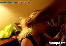 Blonde Hotwife Granny Sucks Massive Black Cock Cuckold Style!