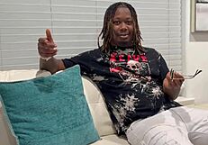 Horny housewife seduces delivery hunk for wet pussy doggystyle creampie pounding