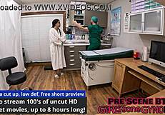 alix avery spreads wide for her intense toy exam backstage close-up