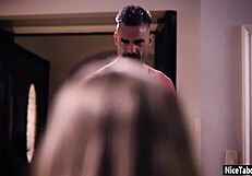 after lesbian play karla kush alex coal share huge cock blowjob threesome