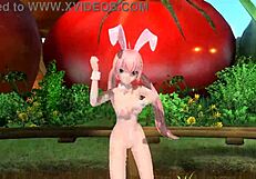 megurine luka full nude bunny costume popipo diva mod goddess ass tits