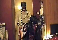 Girlfriend pegs boyfriend's sissy ass on cam humiliating him