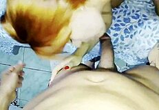 Young Slut Assfucks Cock for Massive Creampie Load.