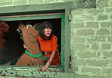 i tag along as velma solves mysteries with scooby doo outdoors