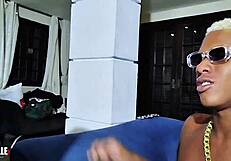 Son's girlfriend and her stepmom take my bbc while he watches everything.