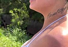 roadside WHORE gives FREE bush fuck after price chat.