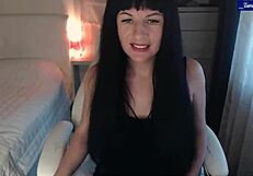 tamarra strips lingerie teases perky tits clit pussy.