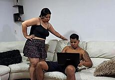 Talking about passionate sex with my beautiful curvy stepmom feels so right doesn't it?