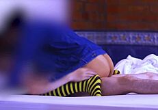 shy petite sister-in-law fucks sister's boyfriend in country hotel